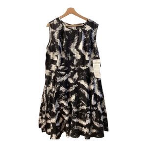 Ashro Women's Dress Black &‎ White NEW Size 16
